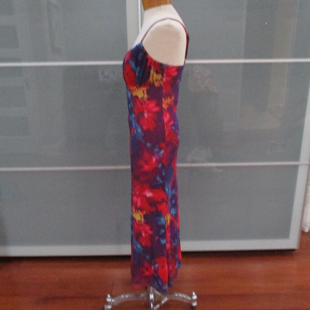 Floral Print Spaghetti Strap Maxi Dress - Picture 2 of 5